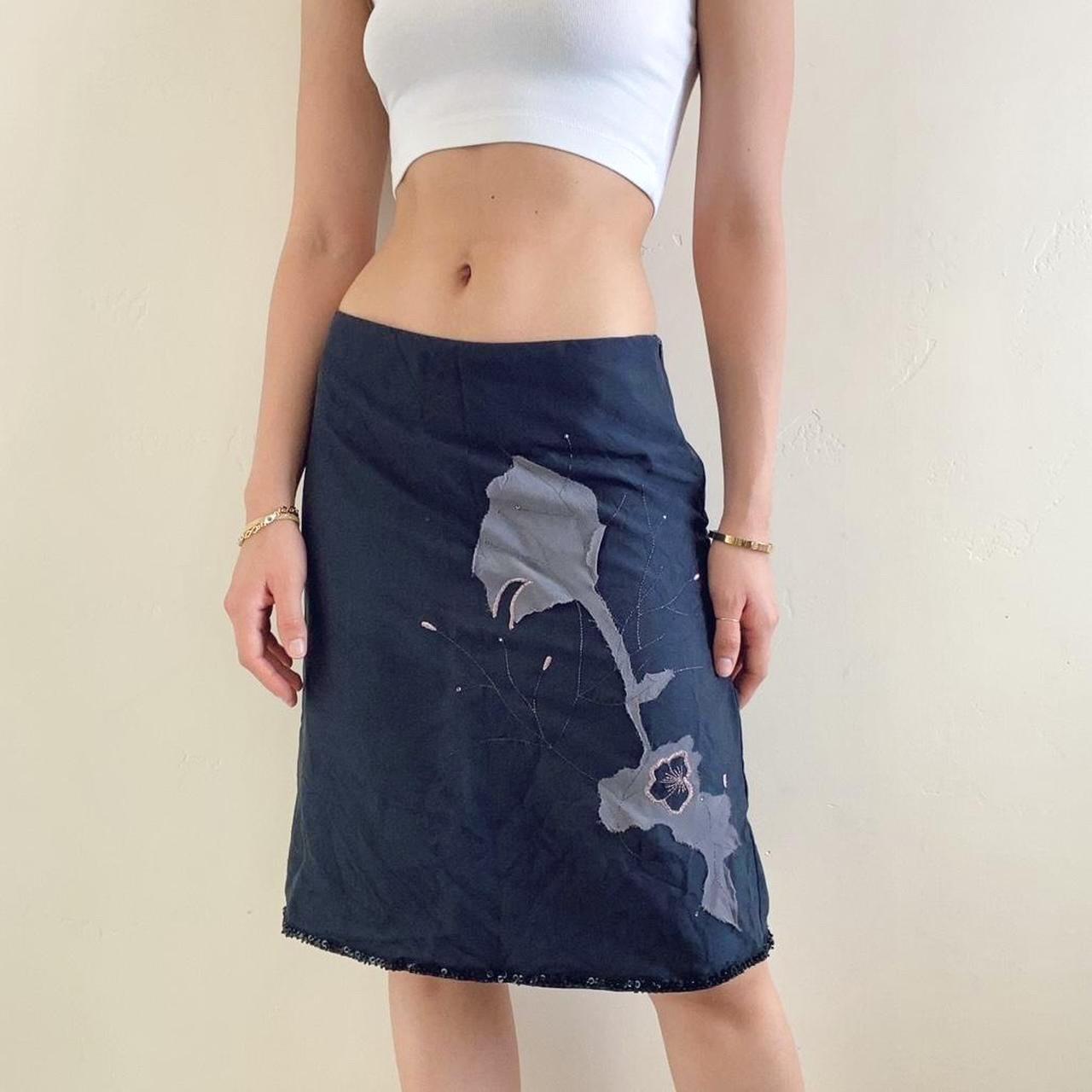 Silk midi skirt clearance 90s