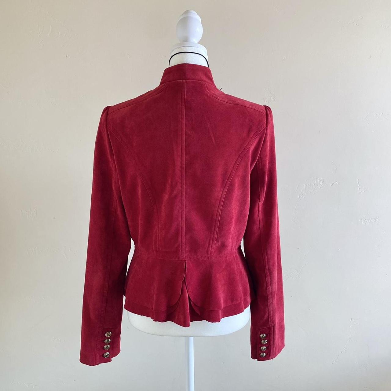 Regency/ Soldier Red Suede Jacket , - Size S , - By