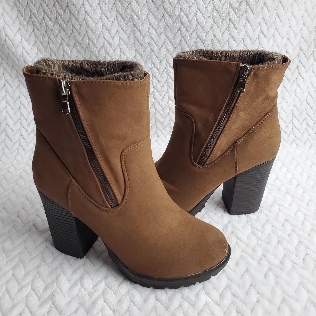 Justfab hotsell sweater boots