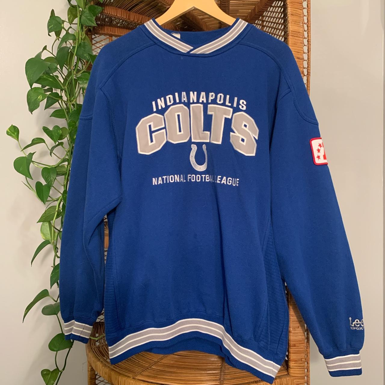 Vintage Indianapolis Colts Team Apparel Blue - Depop