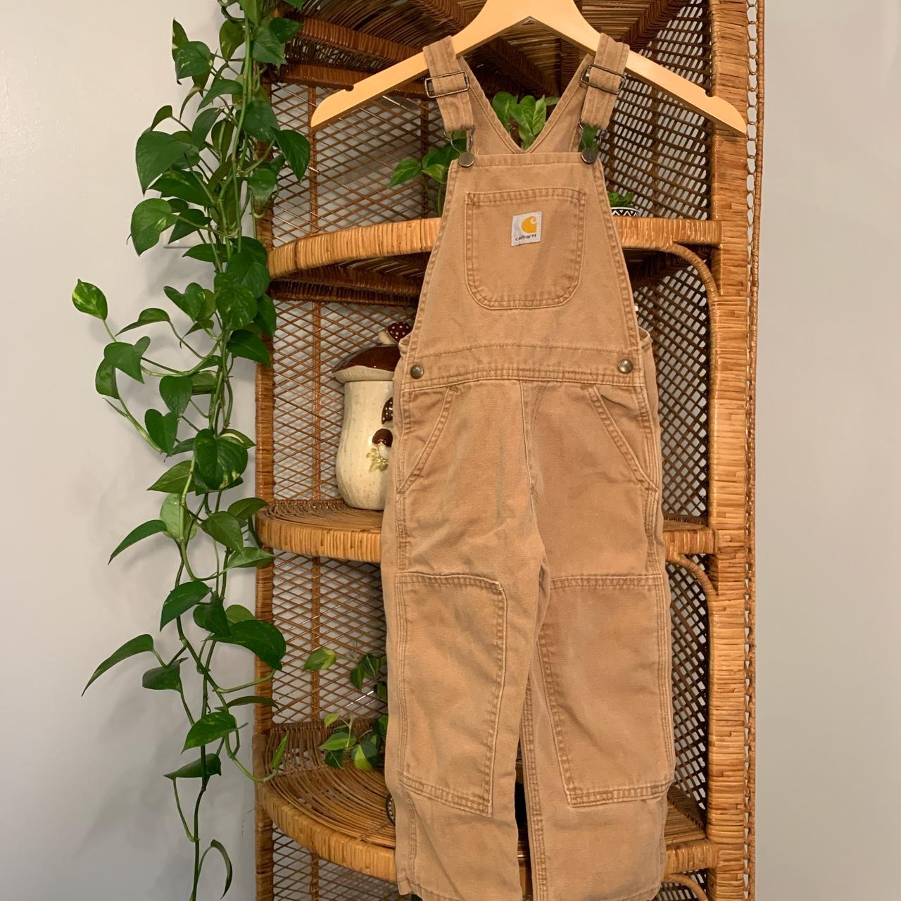 Carhartt Tan Dungareesoveralls Depop