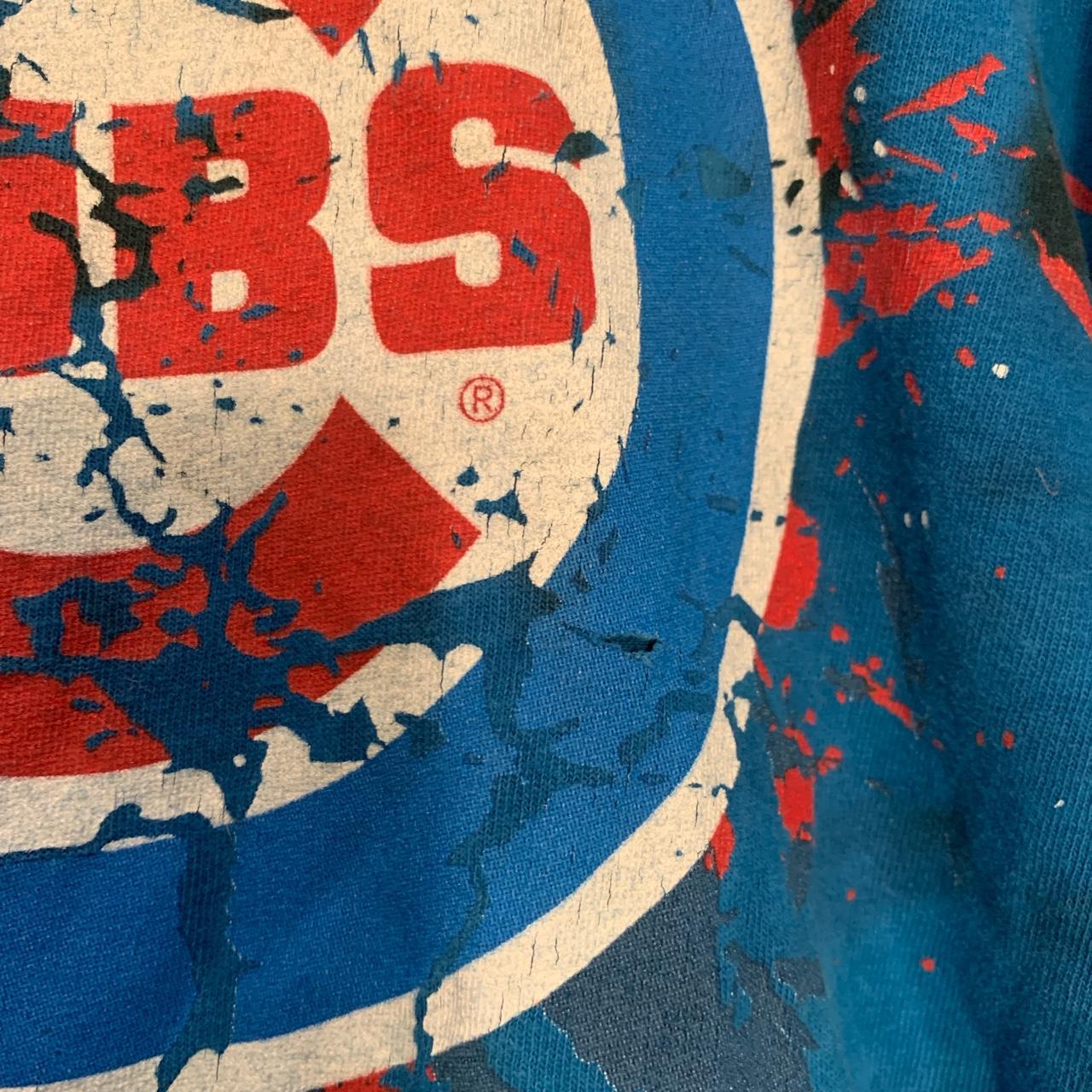 Y2K tie dye chicago cubs mlb tee 22” pit to - Depop