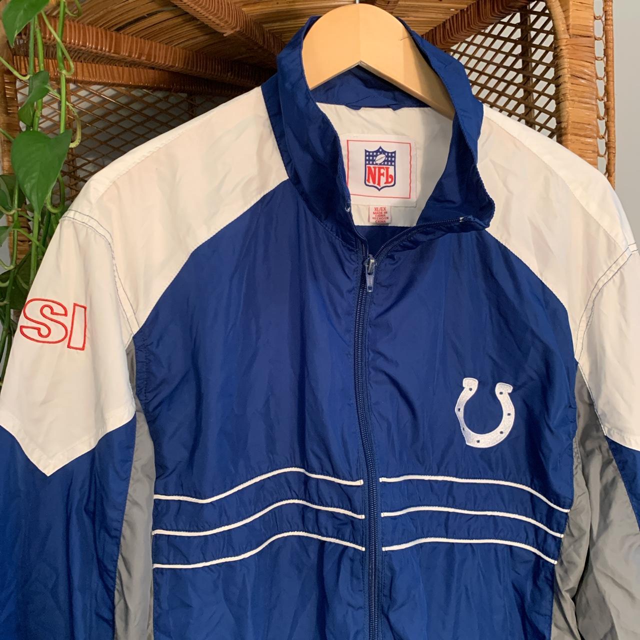 NFL Men's Windbreaker Jacket - Blue - XXL