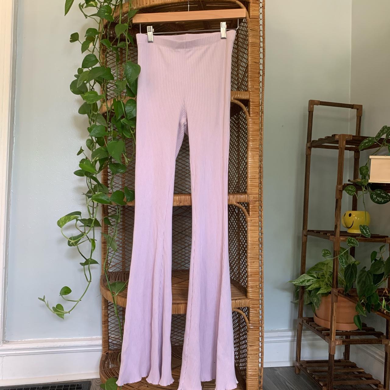 aerie waffle flare pants