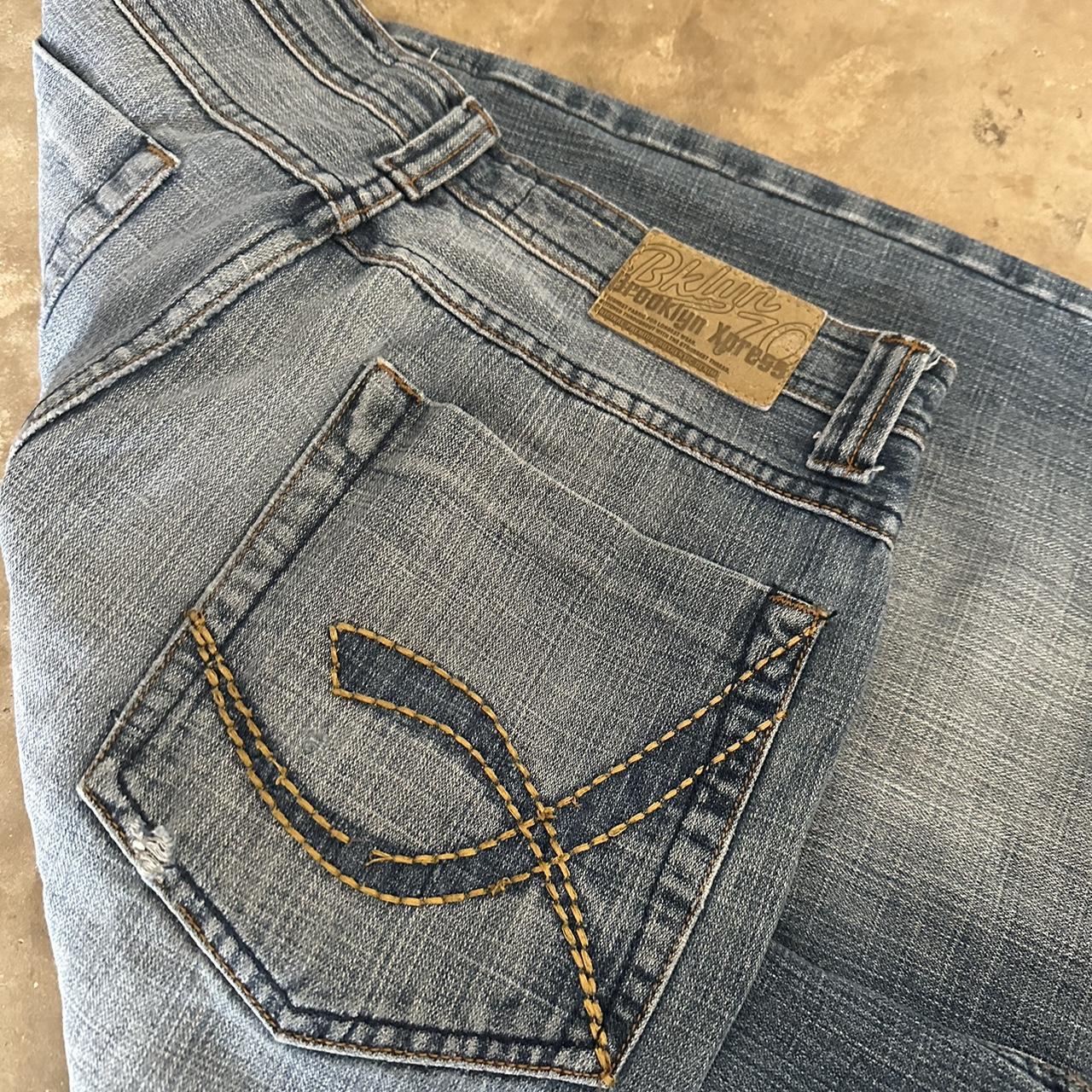 Vintage Y2K Super Baggy Light Wash Denim size... - Depop