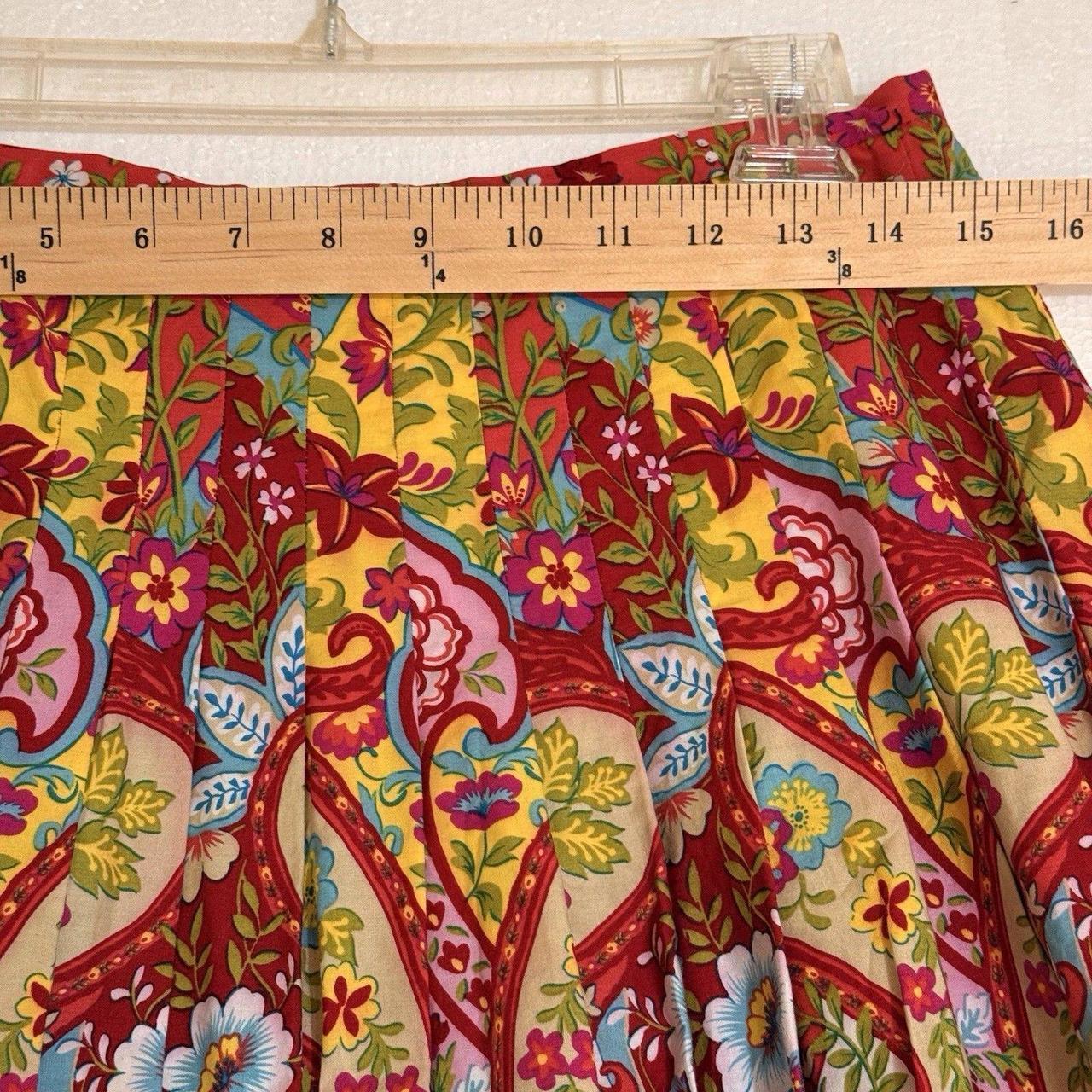 Source Unknown Women's Mini Skirt - Red/Yellow - … - image 4