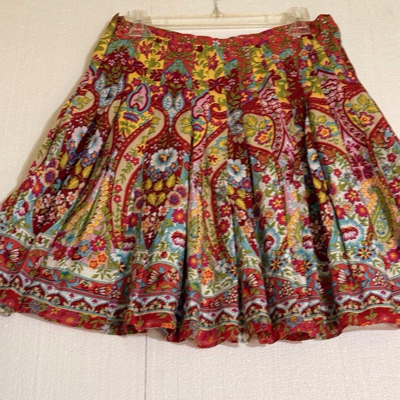 Source Unknown Women's Mini Skirt - Red/Yellow - … - image 2