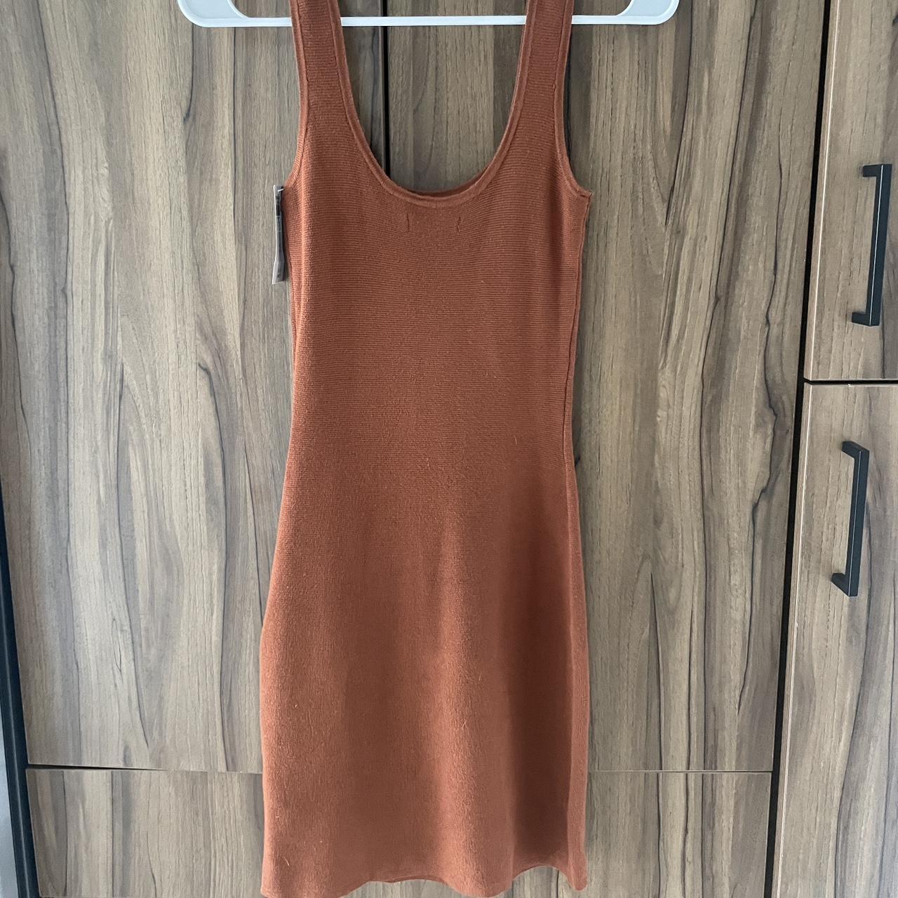 Abercrombie & Fitch Women's Orange Dress Depop