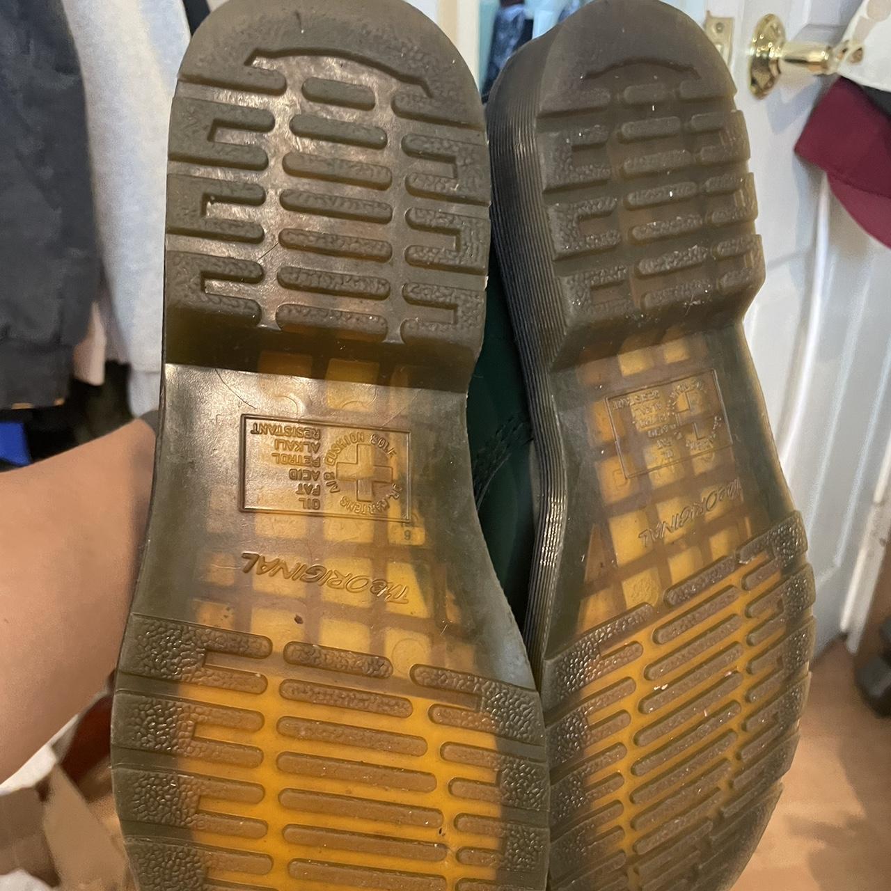 dr martens green smooth