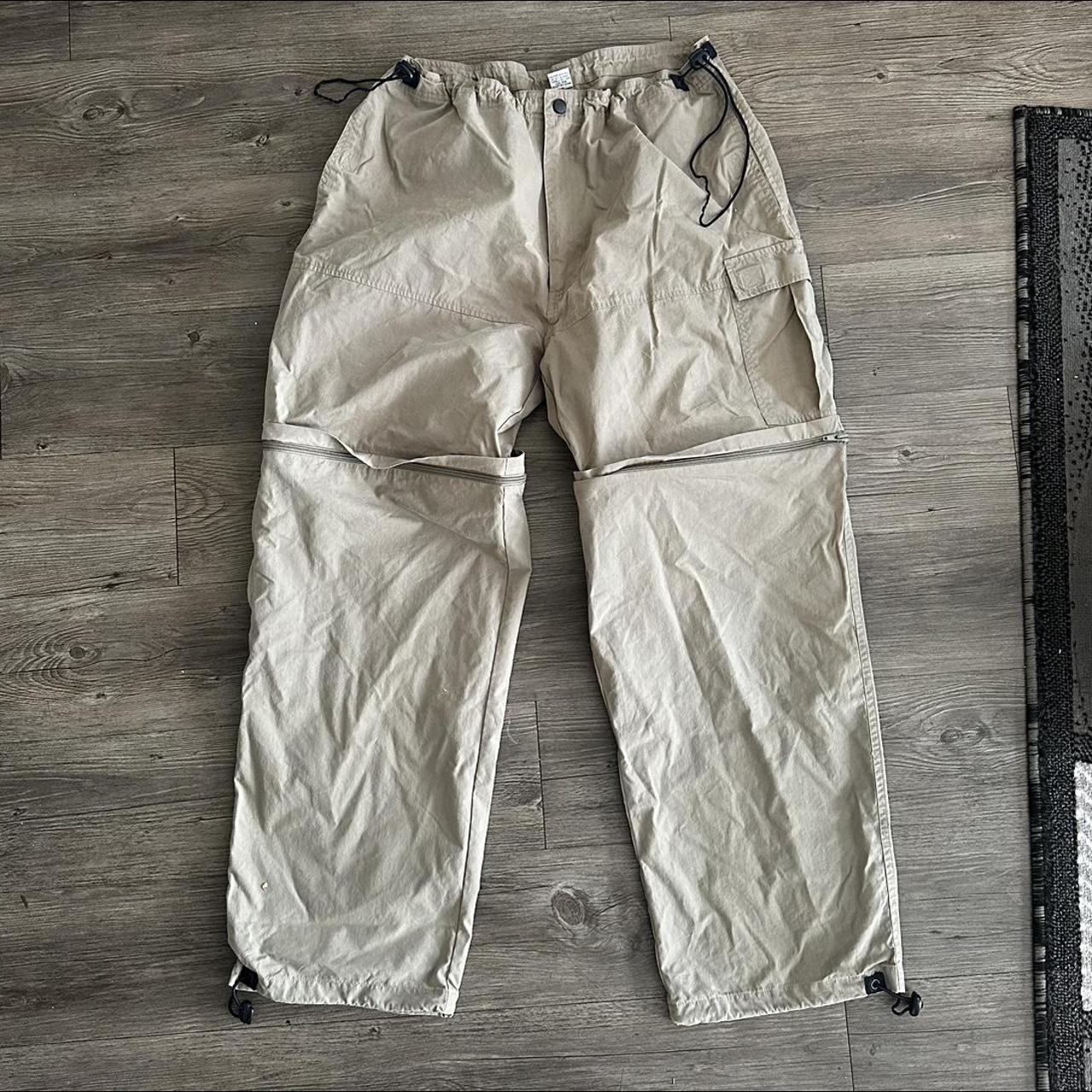 2 in 1 Cargo Pants/Shorts Size M Zip off into shorts Depop