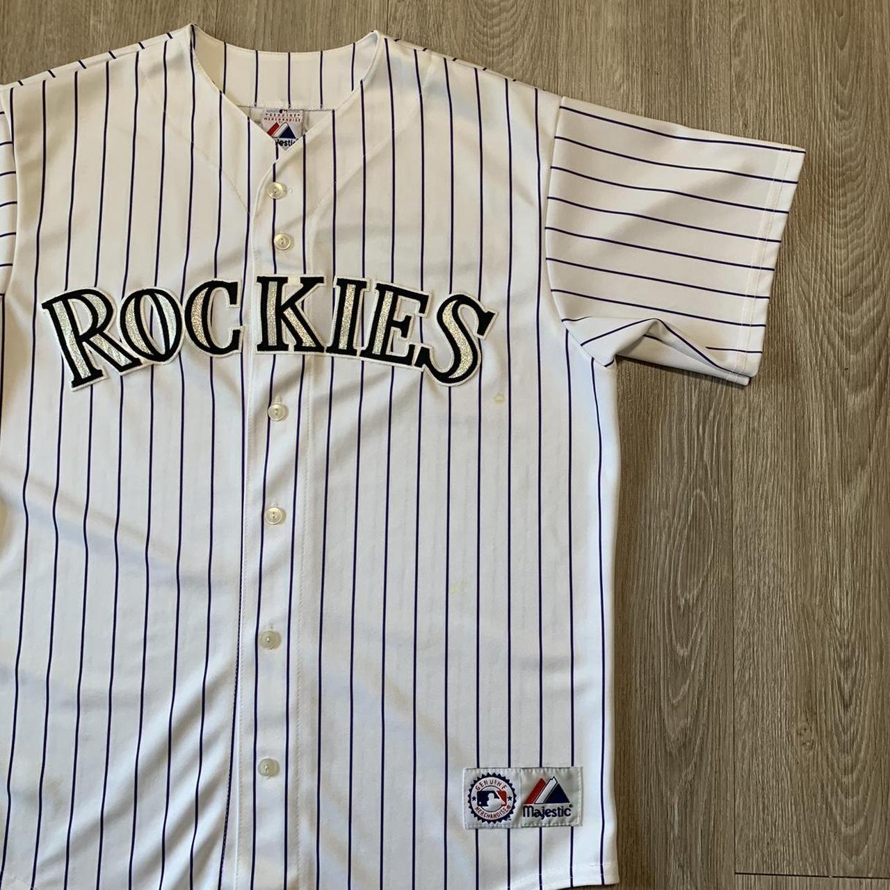 Vintage Colorado Rockies jersey by majestic - Depop