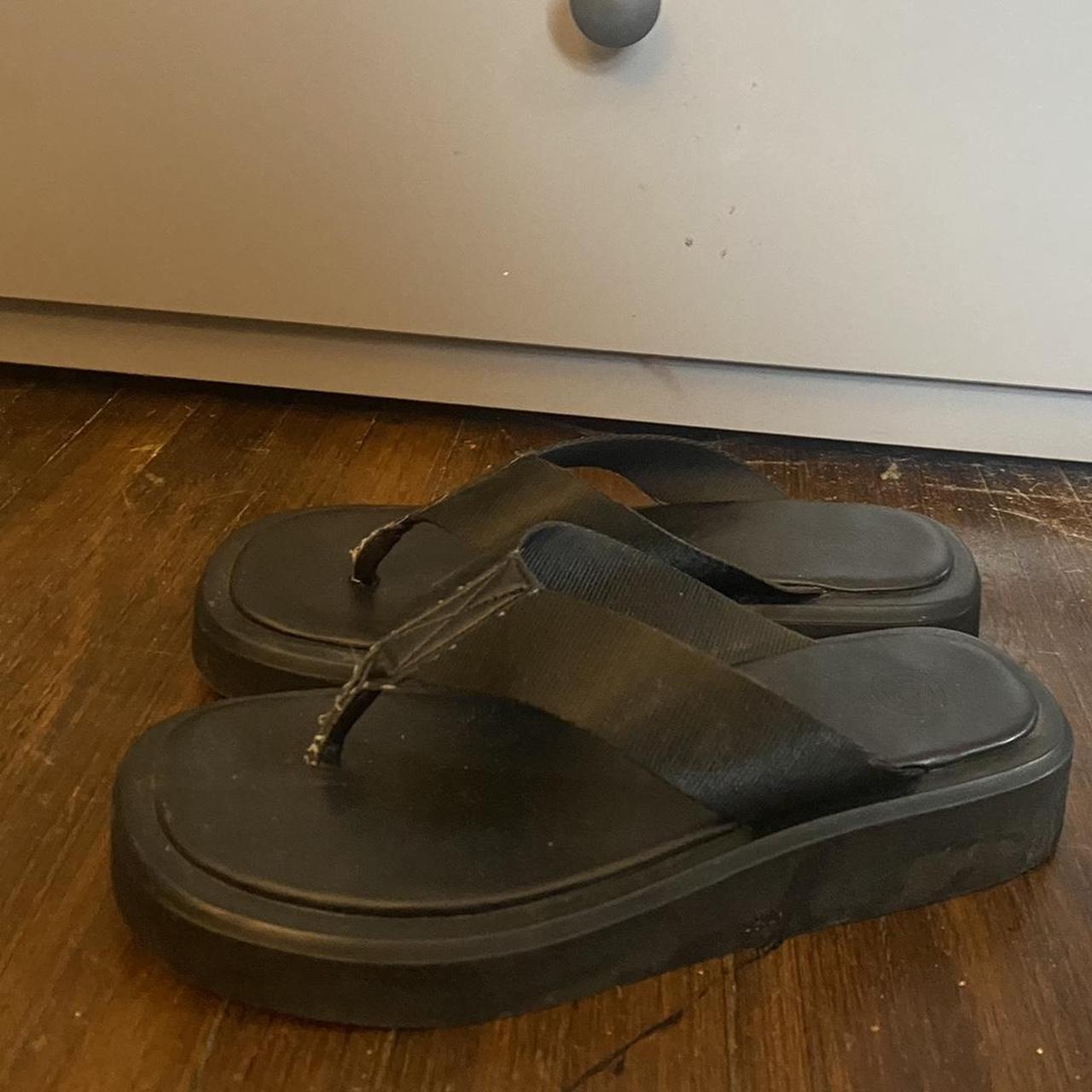 Urban Outfitters Womens Black Sandals Depop 4733