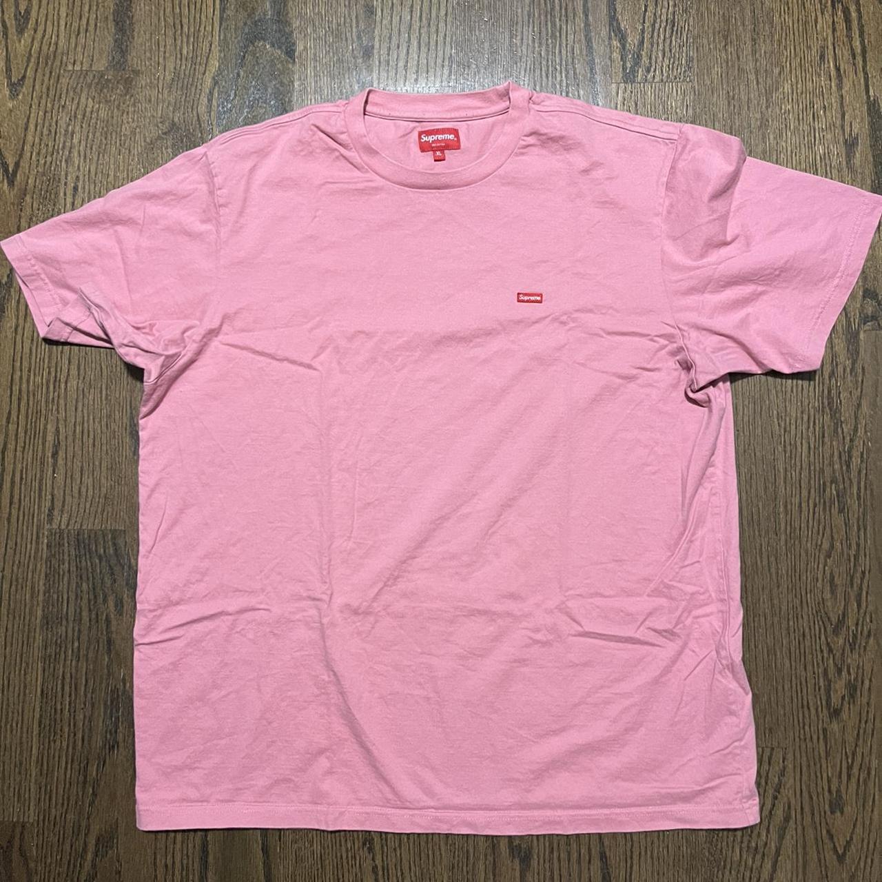 Supreme small box l/s ピンク Tシャツ サイズM