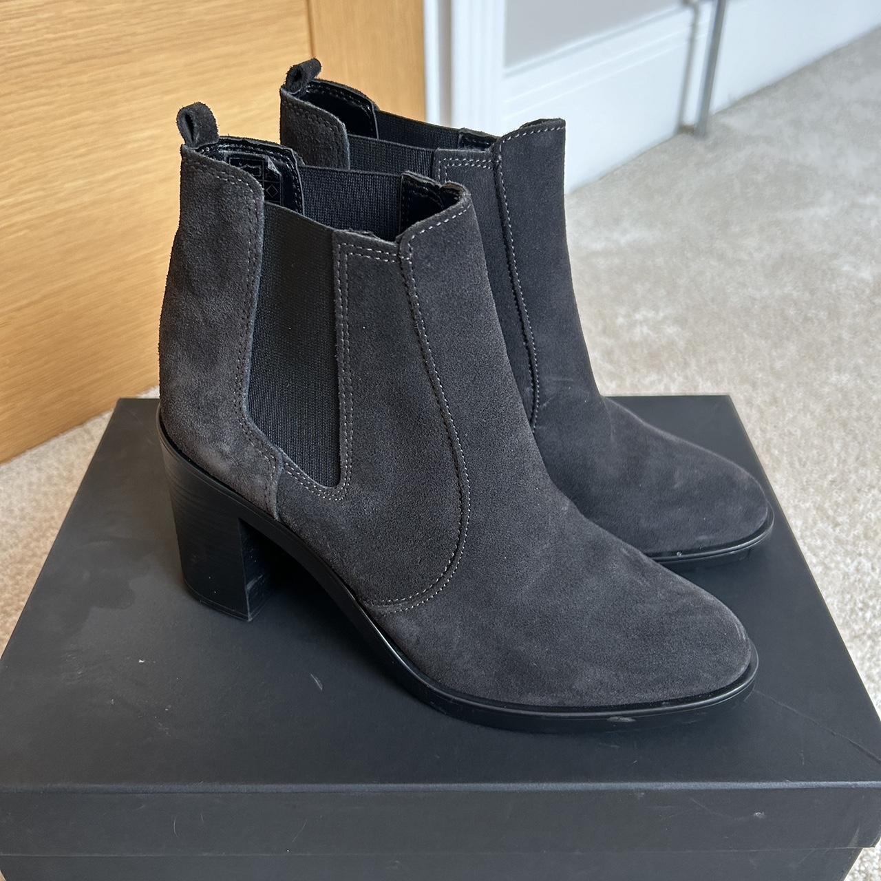 Kurt Geiger Sicily grey suede ankle boots Size UK