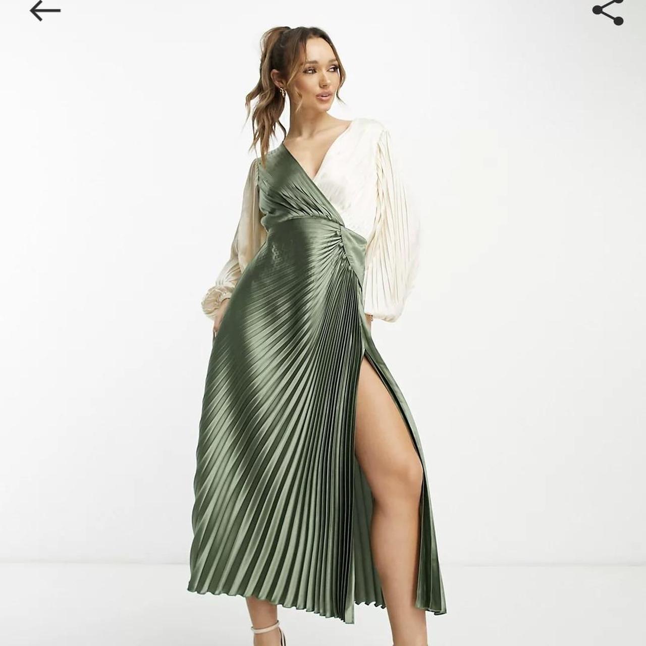 Great condition ASOS wedding guest dress size... Depop