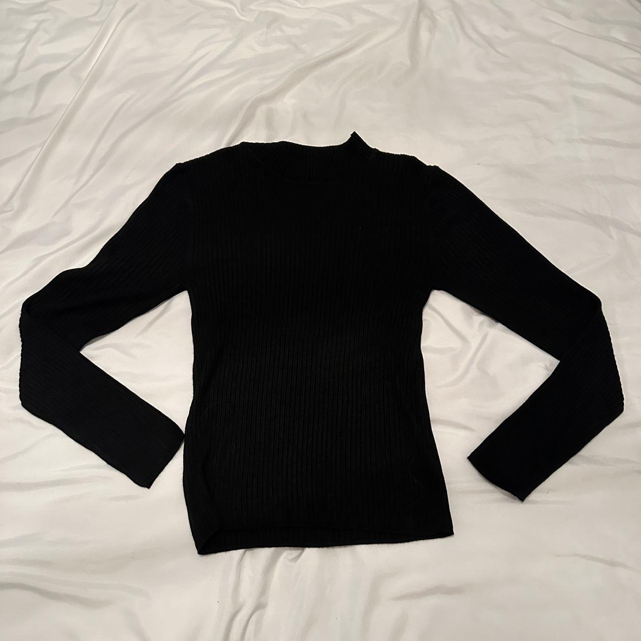 Black long sleeve top - Depop