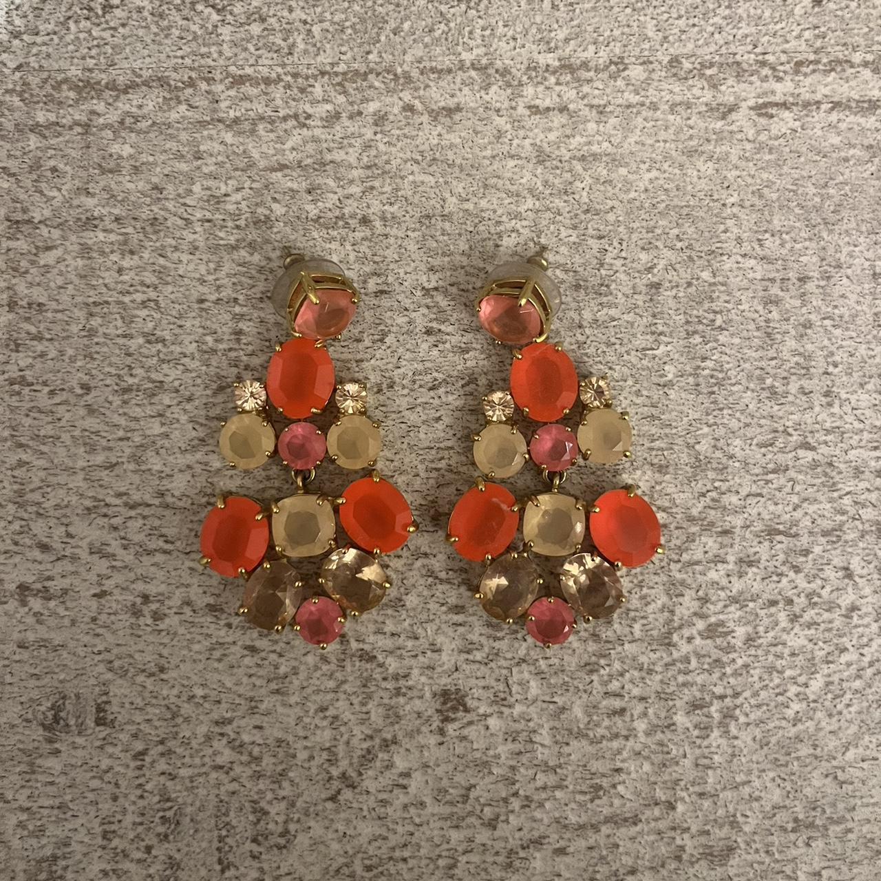 Kate spade store orange earrings