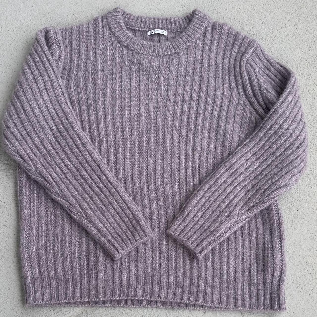 Zara Men's Purple Jumper | Depop