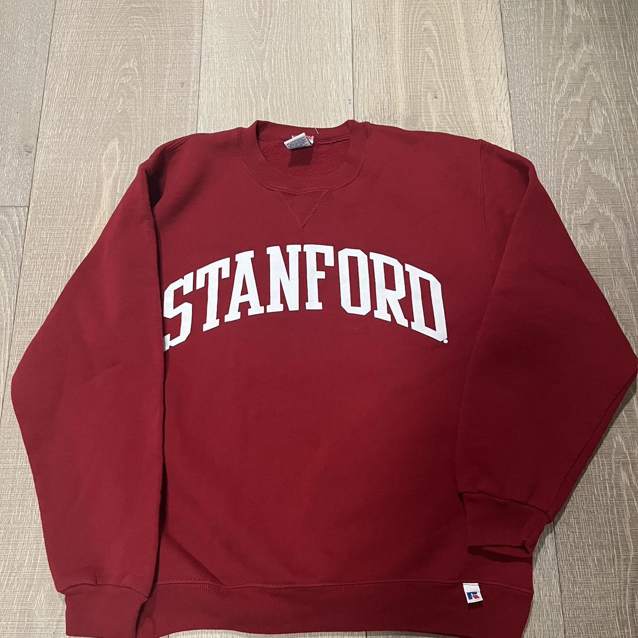 Russell Athletic Men's Red and White Sweatshirt | Depop