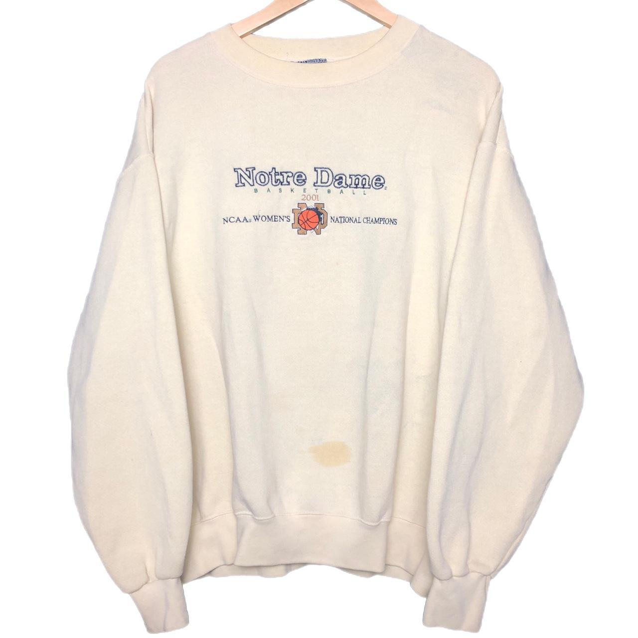 American Vintage Men's Cream Sweatshirt | Depop