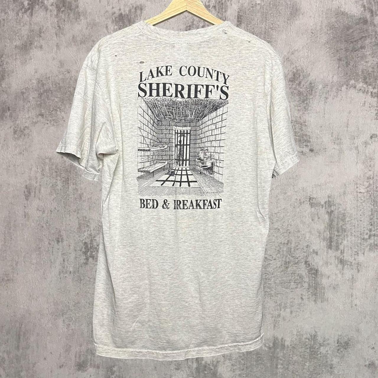 Vintage 90s Distressed Jail Bed and Breakfast... Depop