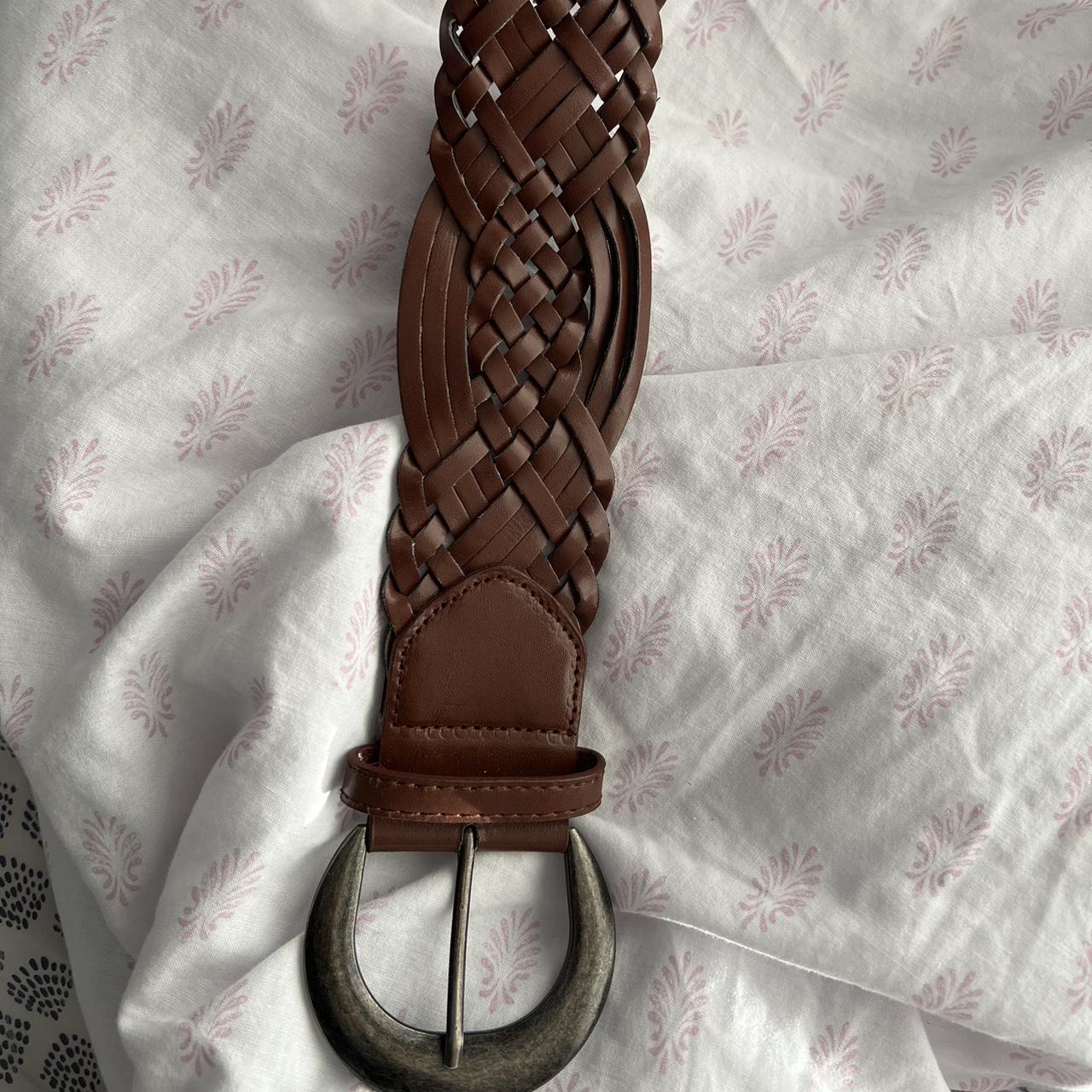 Brown - Western Braided Belt