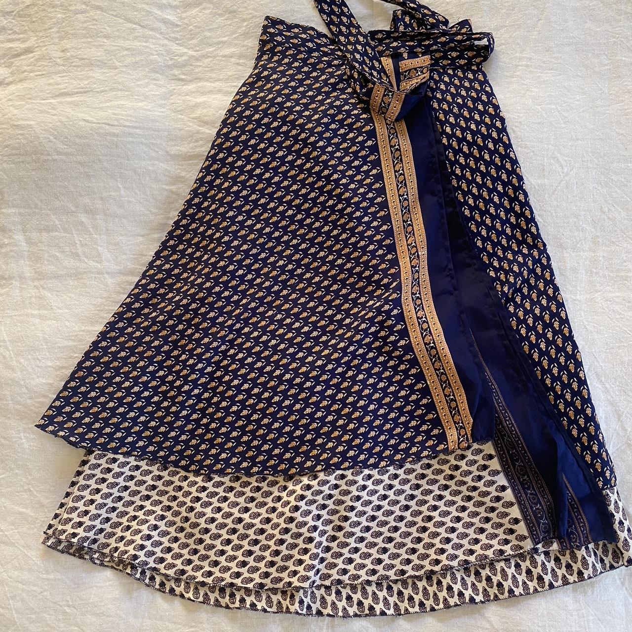 Tree of Life wrap skirt sari material. Depop