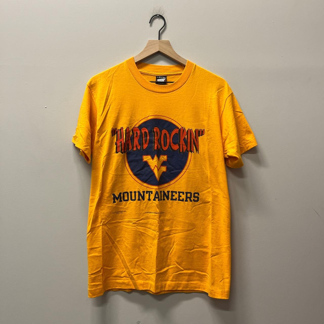 90s Hard Rockin West Virginia Mountaineers... - Depop