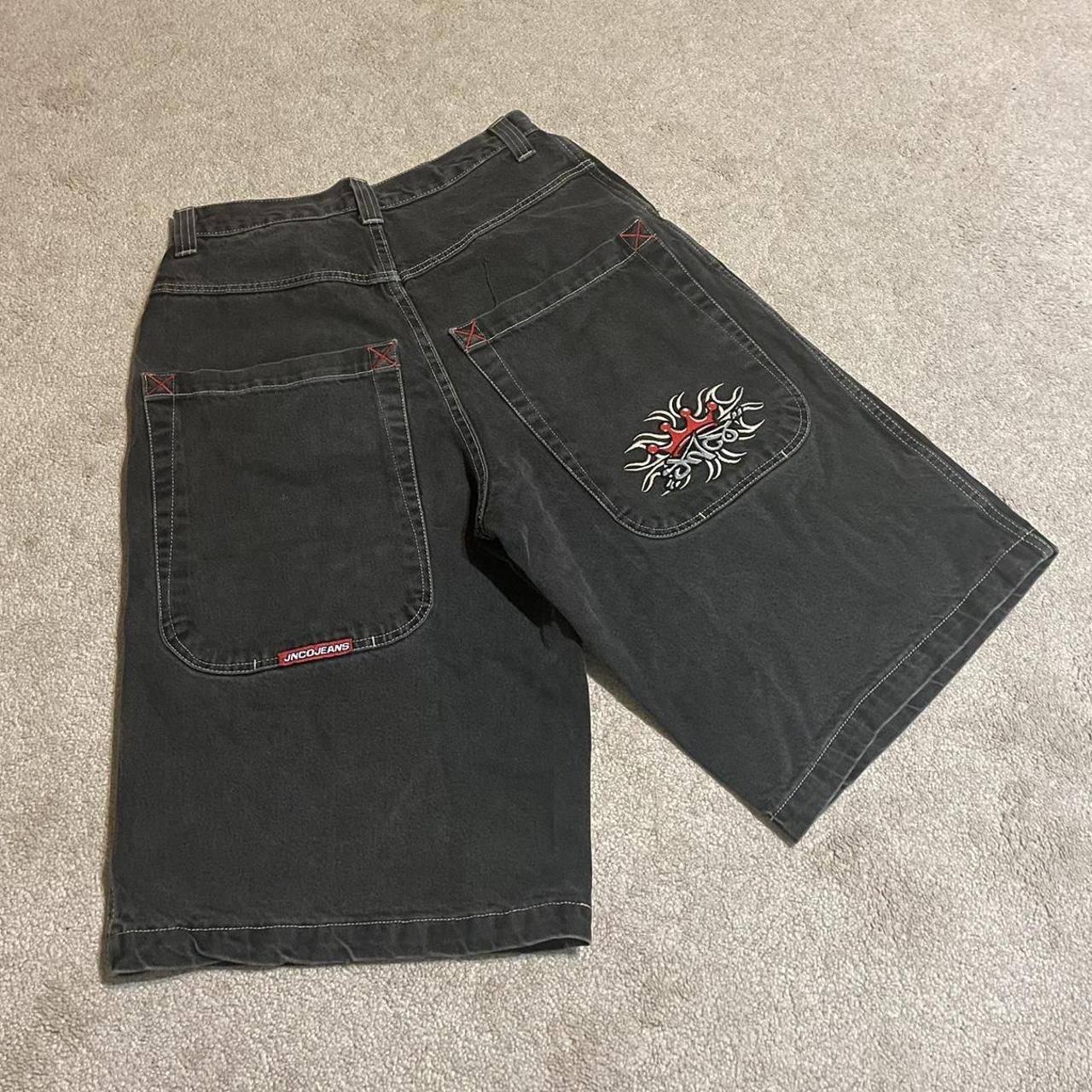 26ish INCH OUTSEAM SUPER RARE TRIBAL PATCH JNCO... - Depop