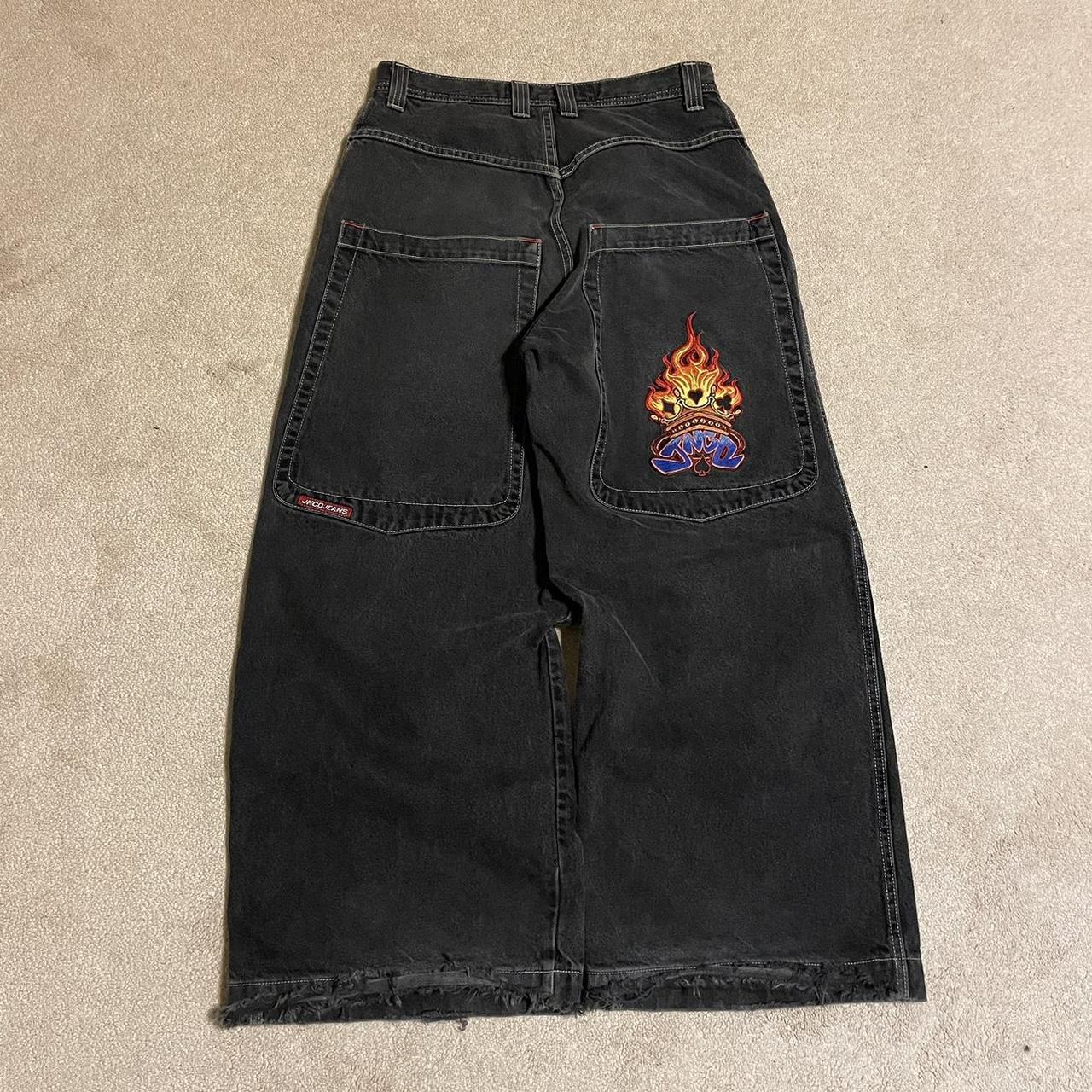 GRAIL JNCO FLAMING SPADES 🔥♠️ DO NOT BUY THIS... - Depop