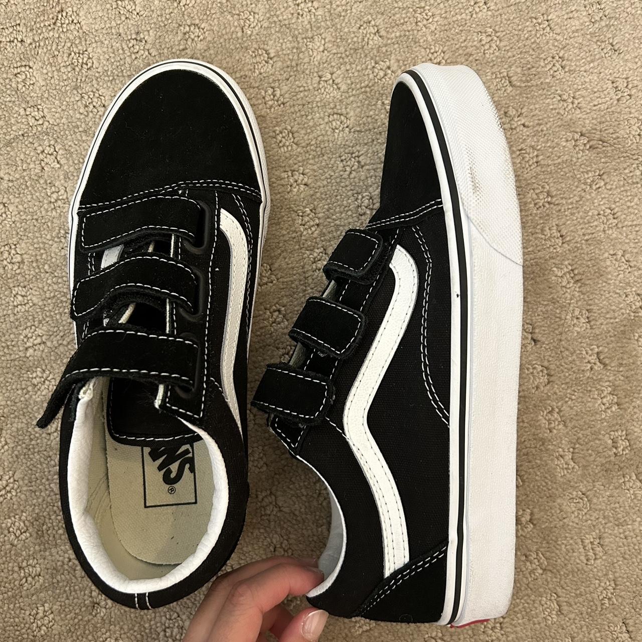 Vans Women S Black Trainers Depop   P0 