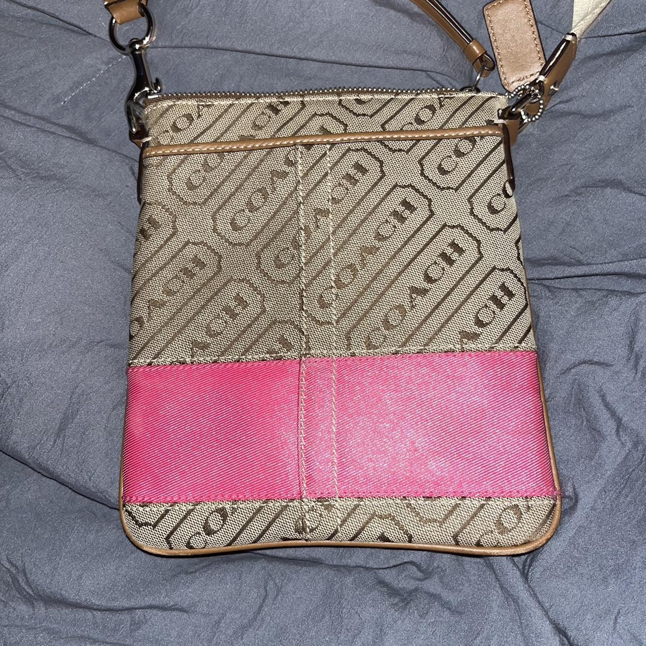 Pink Coach crossbody purse F16550 Perfect for - Depop