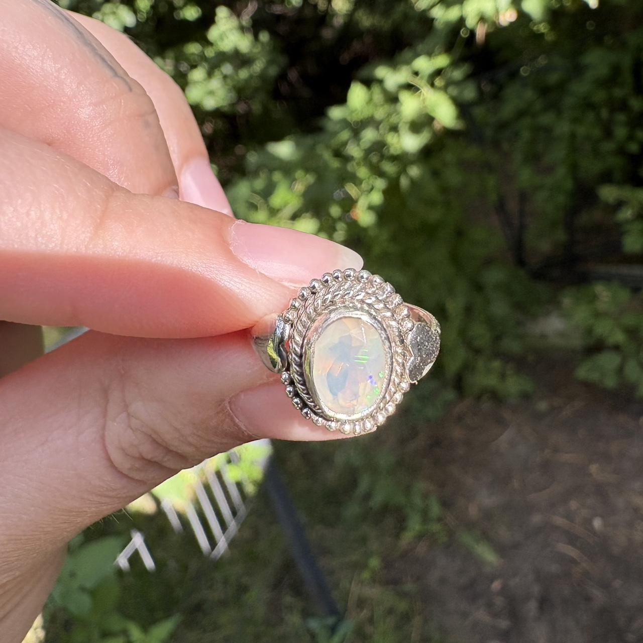 Women's Ring - Silver/Multi – Solid sterling Ethi… - image 6