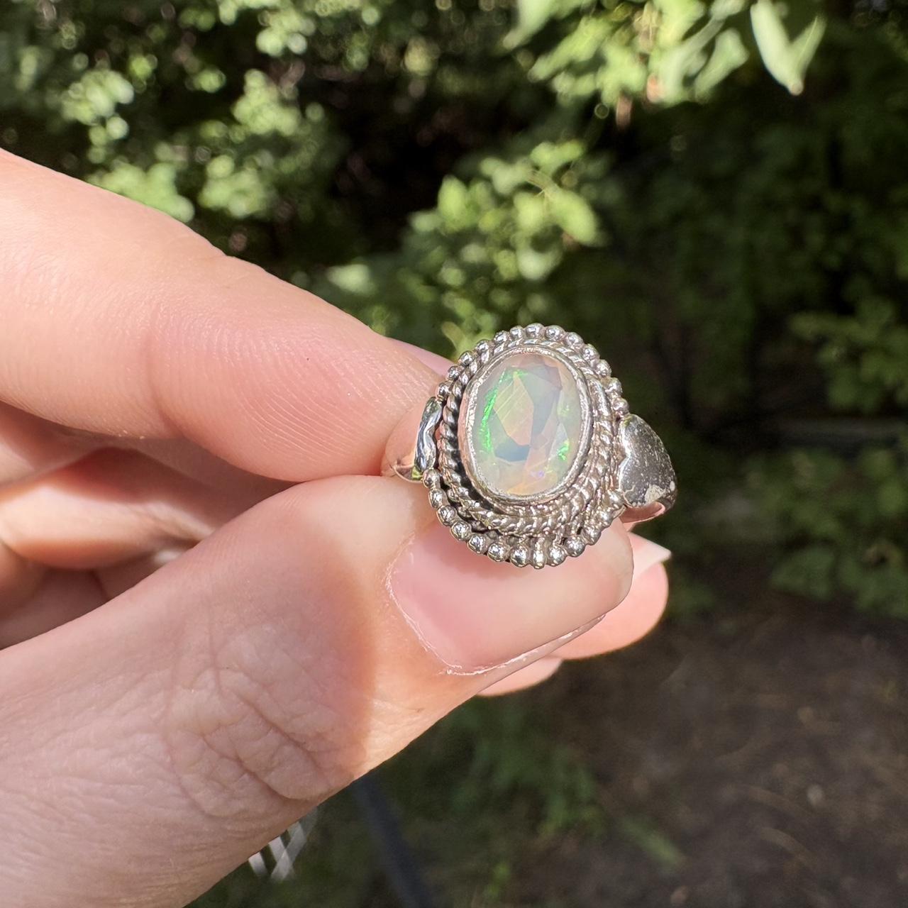 Women's Ring - Silver/Multi – Solid sterling Ethi… - image 3