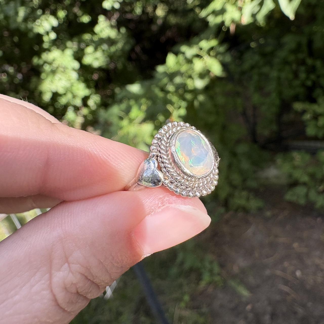 Women's Ring - Silver/Multi – Solid sterling Ethi… - image 4