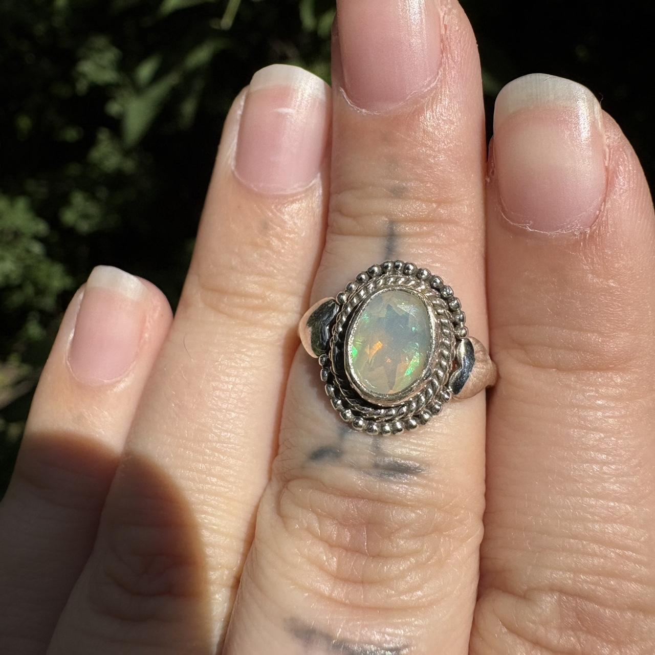 Women's Ring - Silver/Multi – Solid sterling Ethi… - image 7