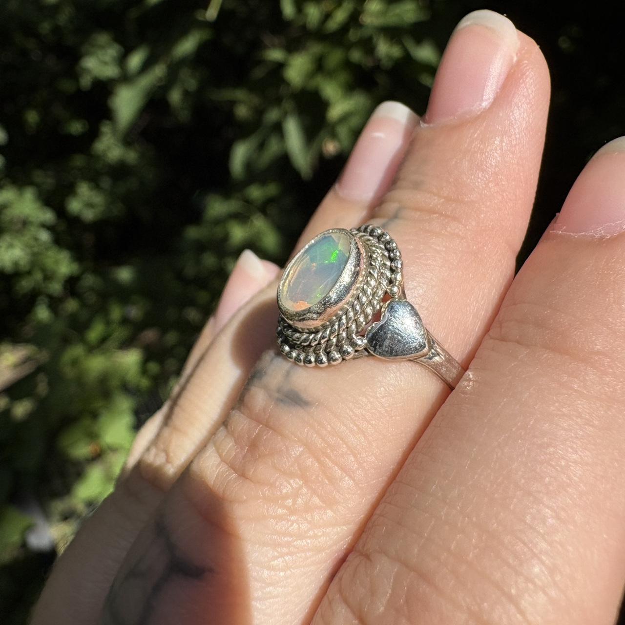 Women's Ring - Silver/Multi – Solid sterling Ethi… - image 8