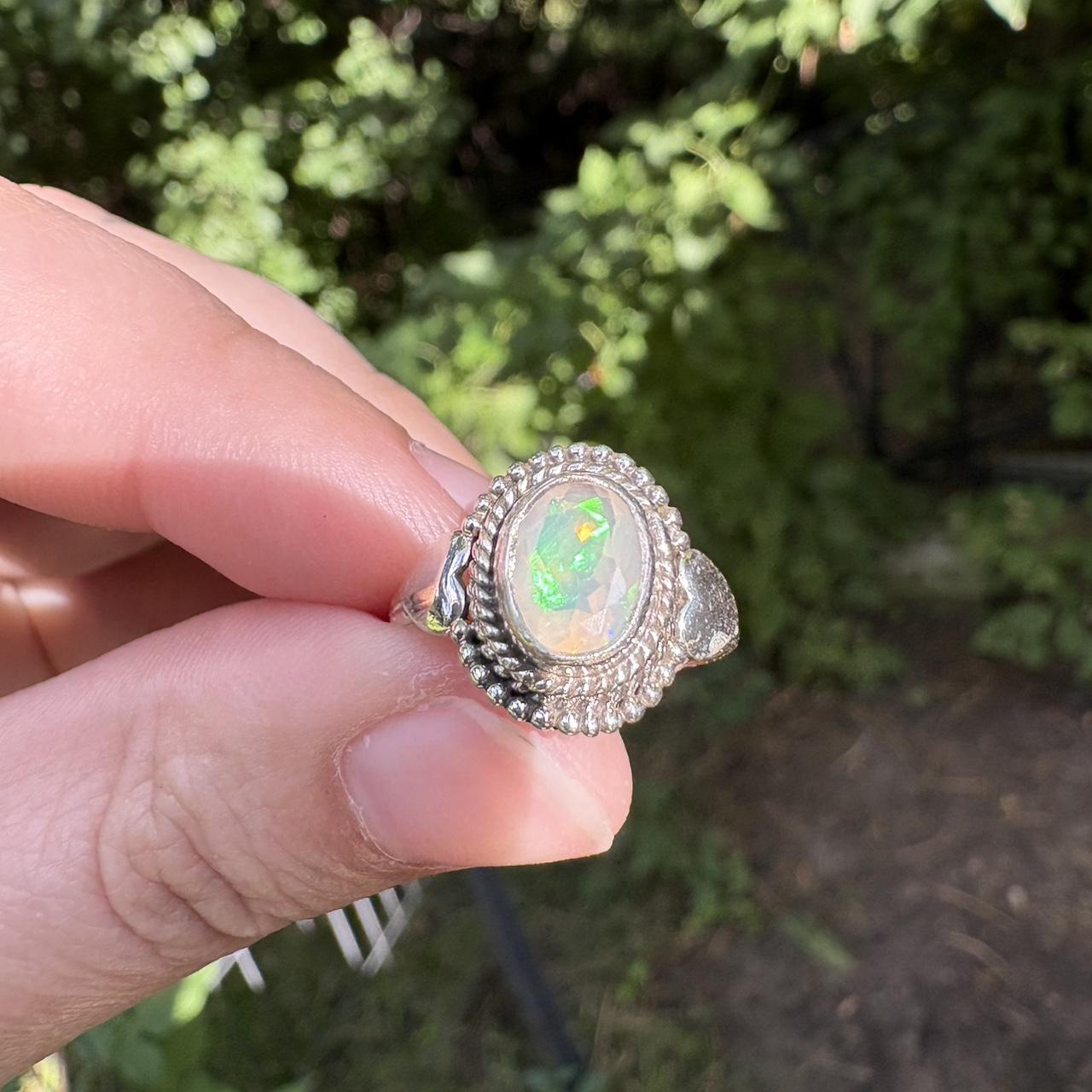 Women's Ring - Silver/Multi – Solid sterling Ethi… - image 5