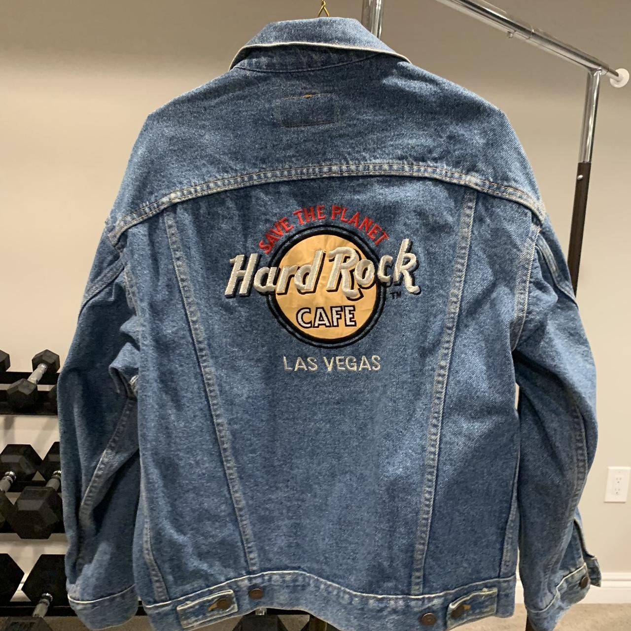 Levi’s vintage Hard Rock Cafe Las Vegas embroidery... - Depop