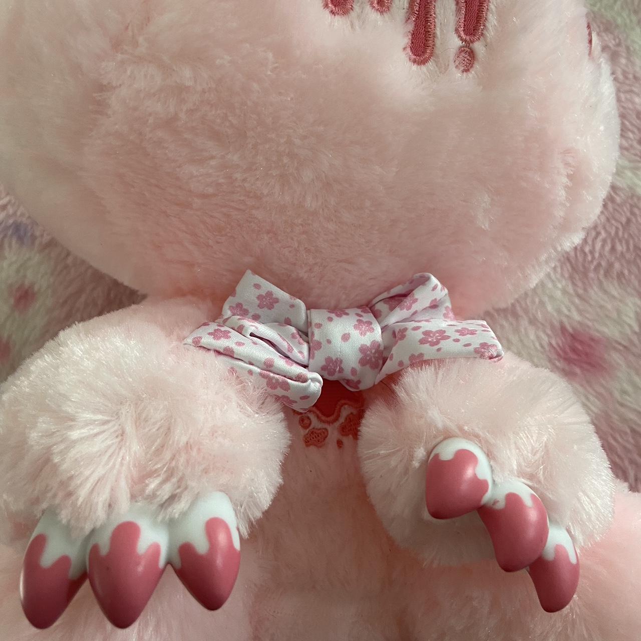 White and Pink Stuffed-animals | Depop