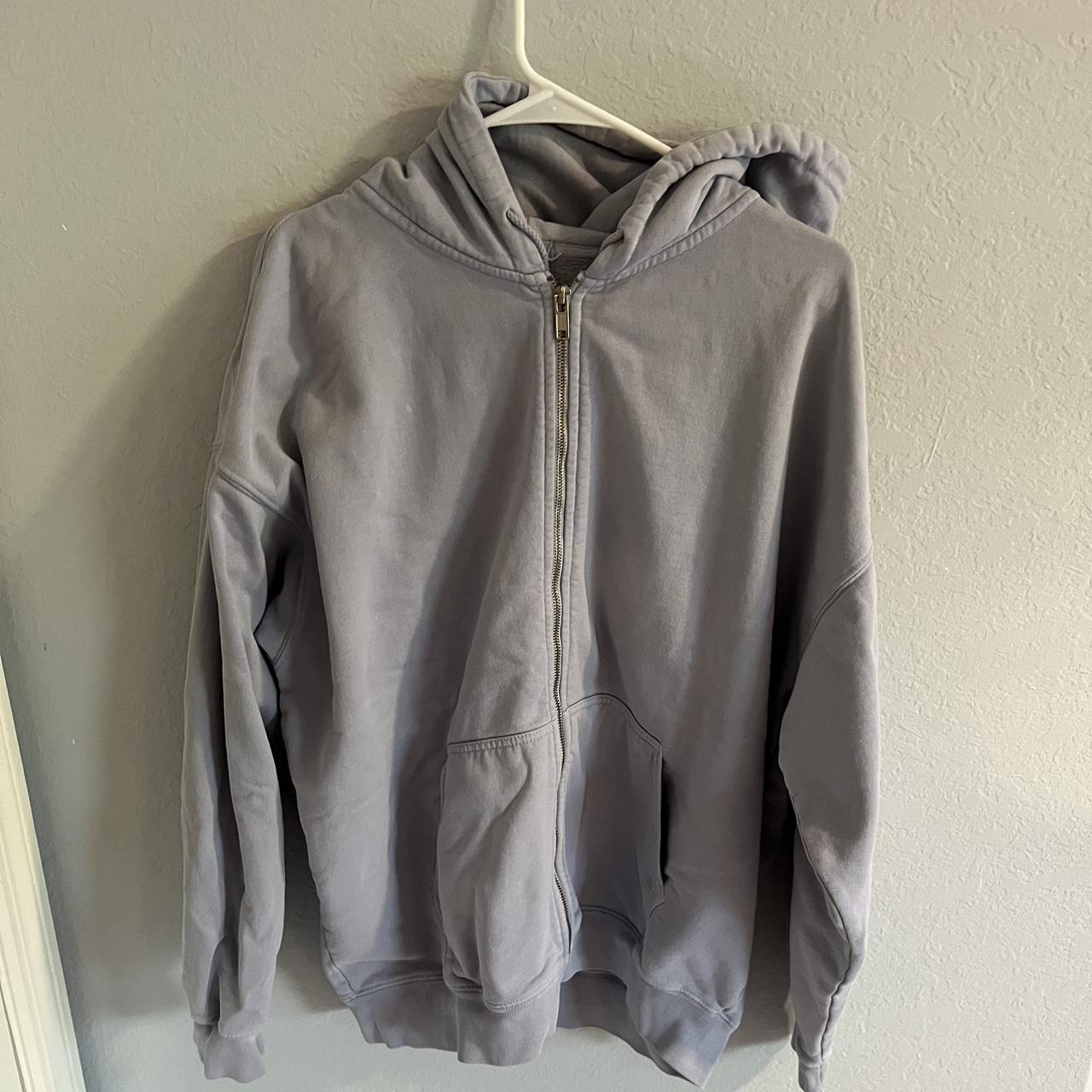 Brandy melville blue/periwinkle Christy hoodie.... - Depop