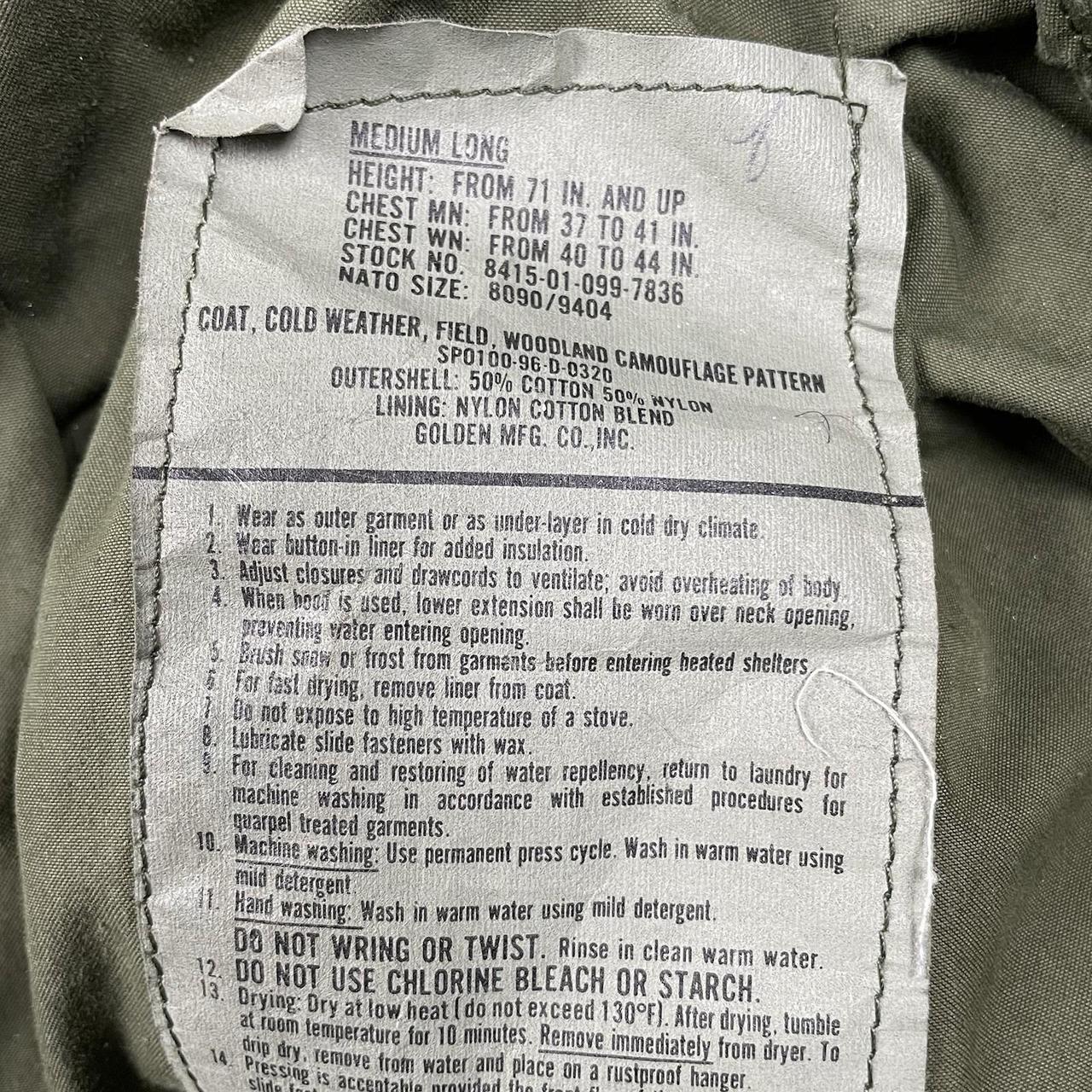 Preloved Men's Outdoors Jacket - Green - M – Vint… - image 8