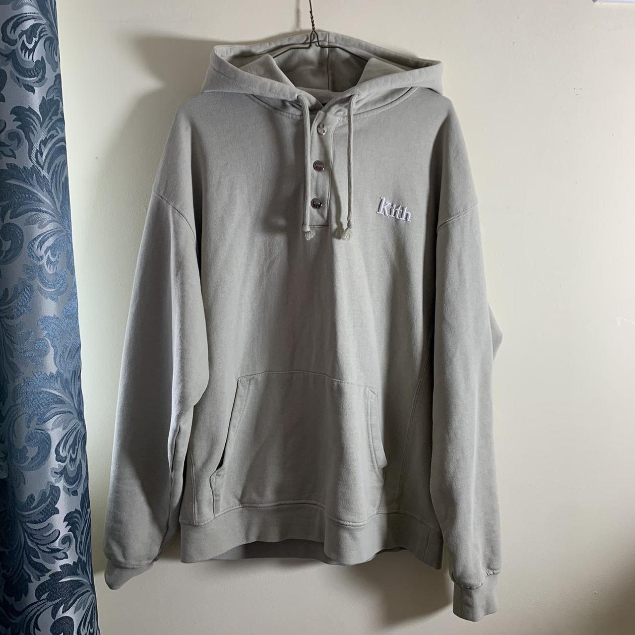 Kith Men's Cream Hoodie | Depop