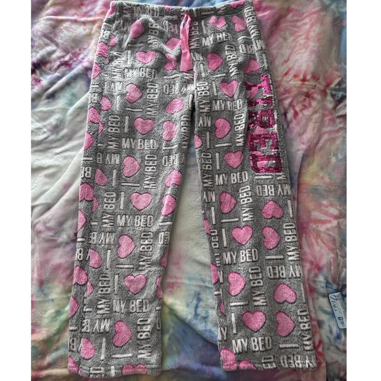 Womens Super Fluffy Plush Pajama Pants 