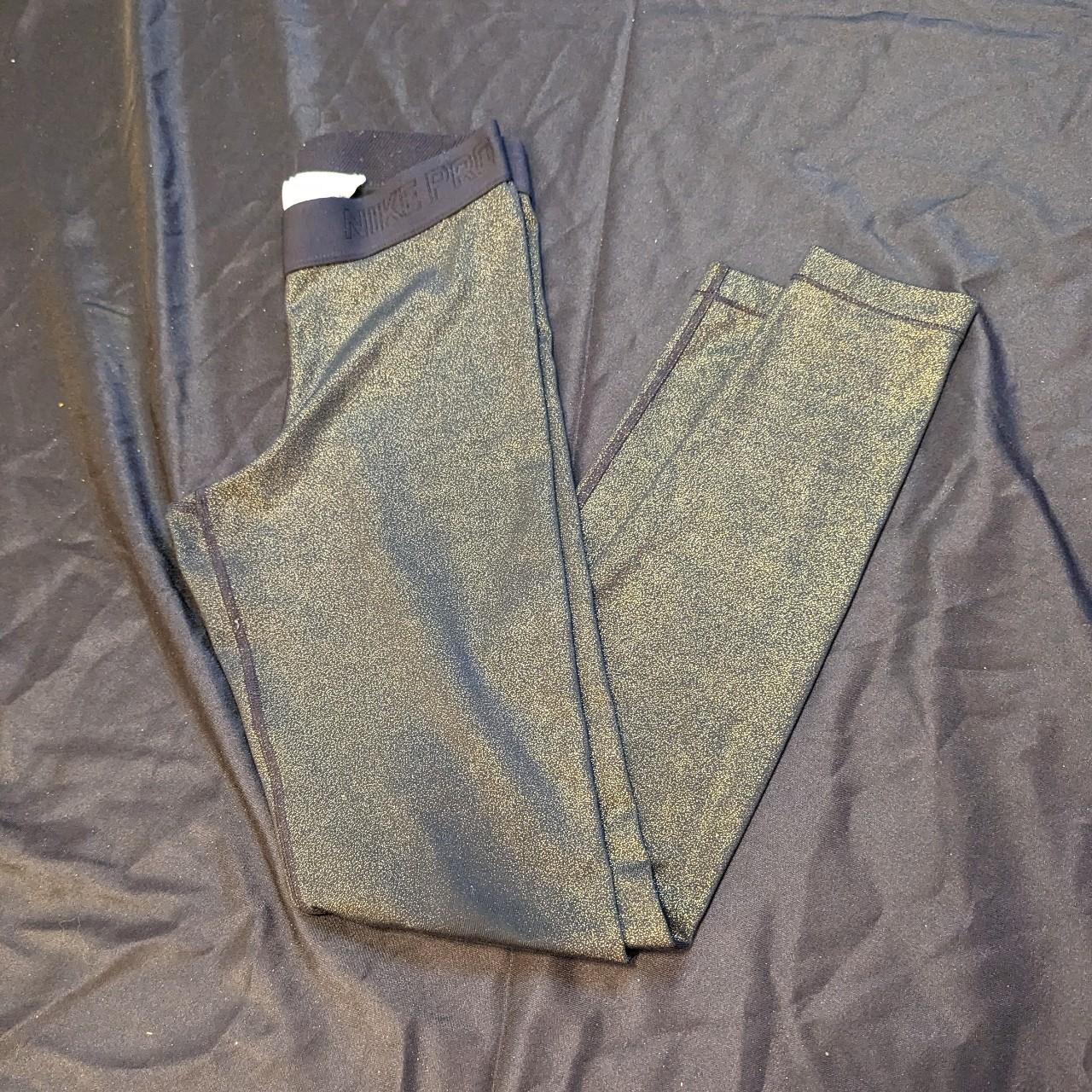 gray nike pro leggings