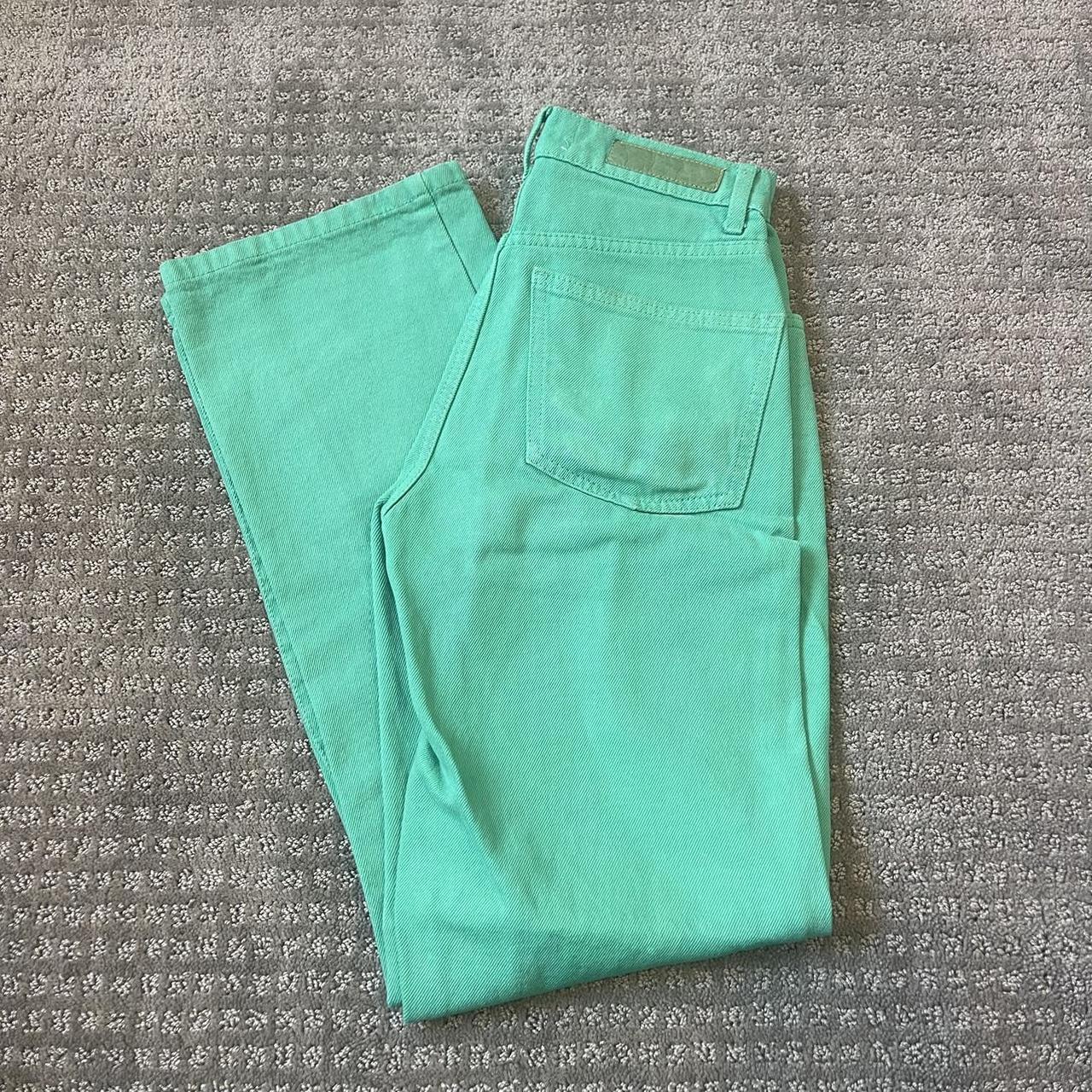 bright green jeggings