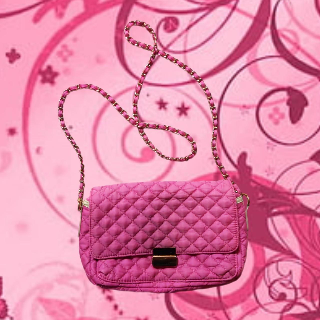 Barbiecore hot pink cross body purse... Depop