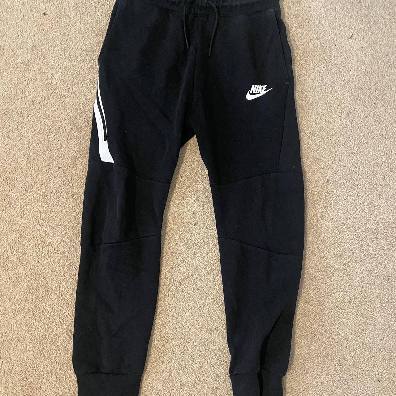 Black Nike tech fleece old season joggers boys... - Depop