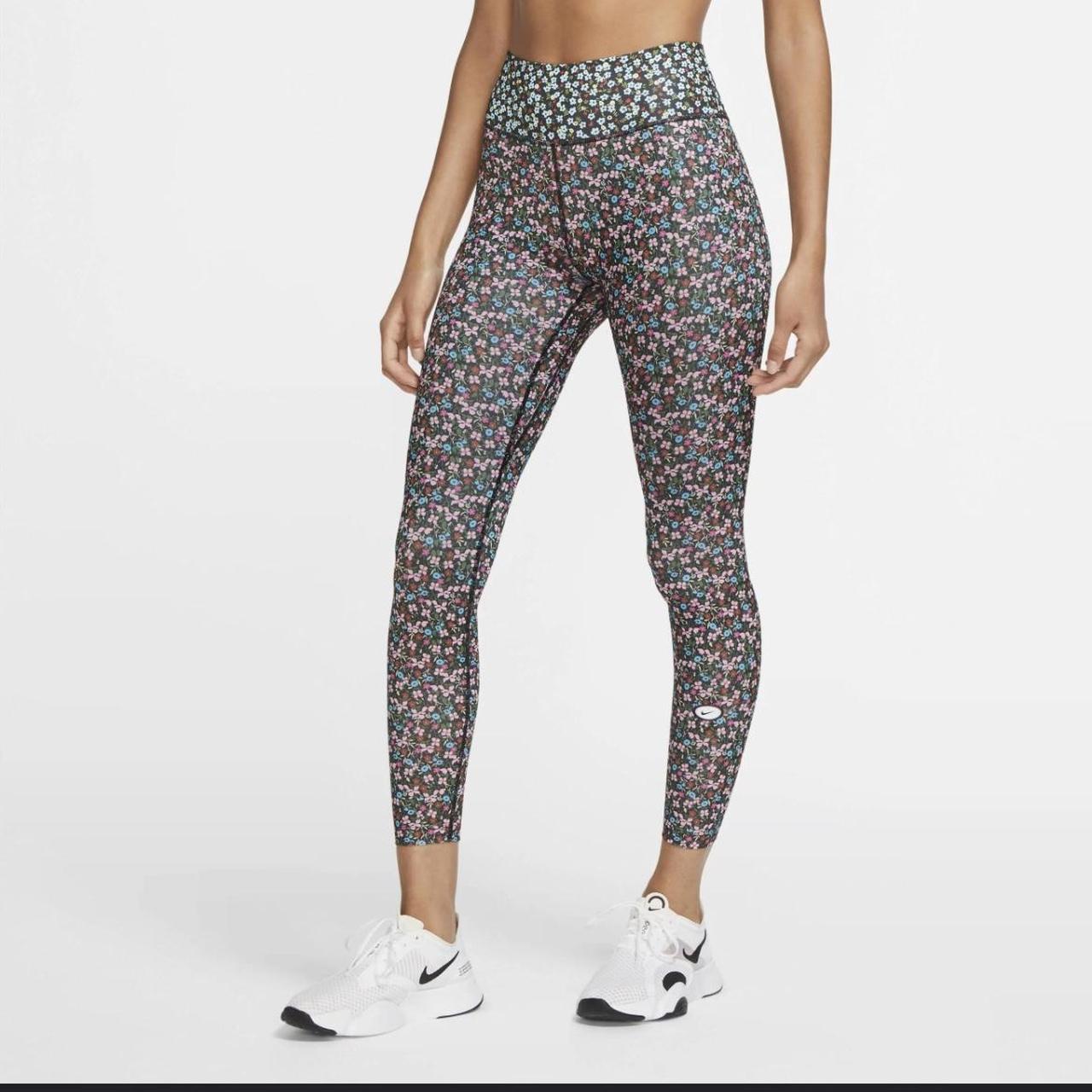 nike women's floral leggings