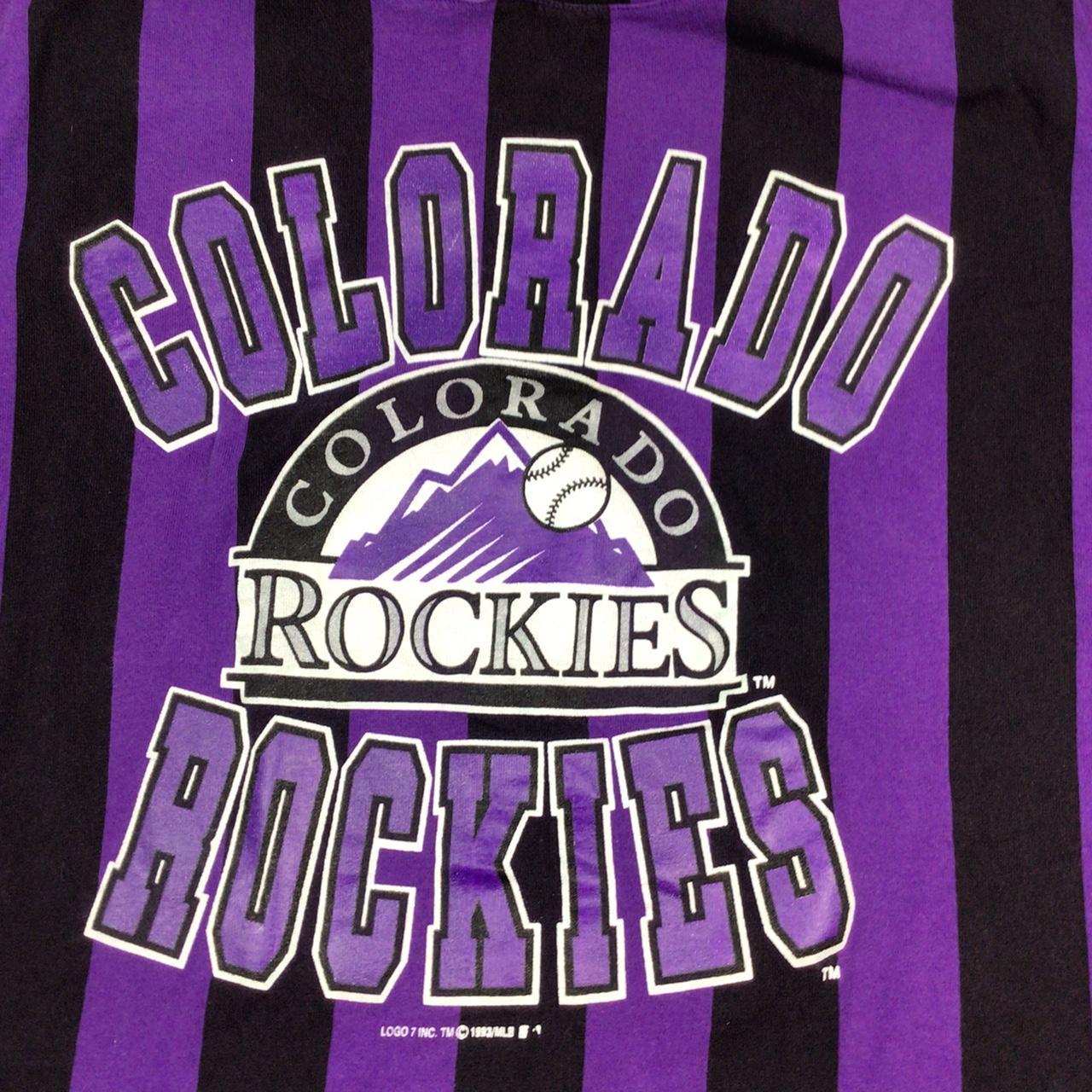 Vintage 1993 Colorado Rockies t-shirt Made In - Depop